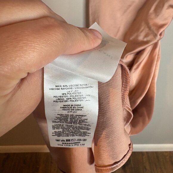 NWT Significant Other Aria Cowl Neck Maxi Dress in Nougat - Picture 5 of 7